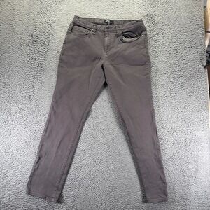 Commerce Jeans Men's 33x32 Brown Cotton Denim Straight Travel Workwear Stretch